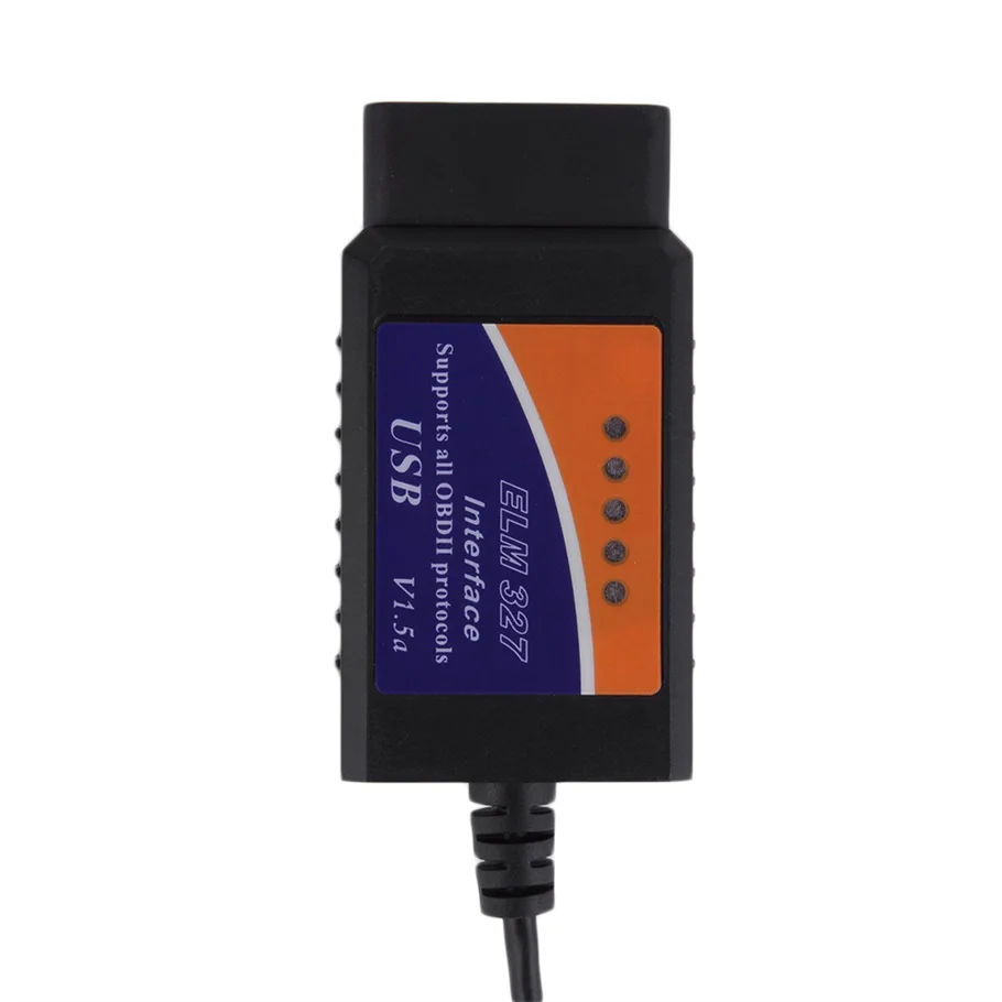 ELM327 USB OBD2 Auto automobilių Diagnostikos Įrankis, ELM 327 V1.5A USB Sąsaja OBDII GALI AUTOBUSŲ Skaitytuvas