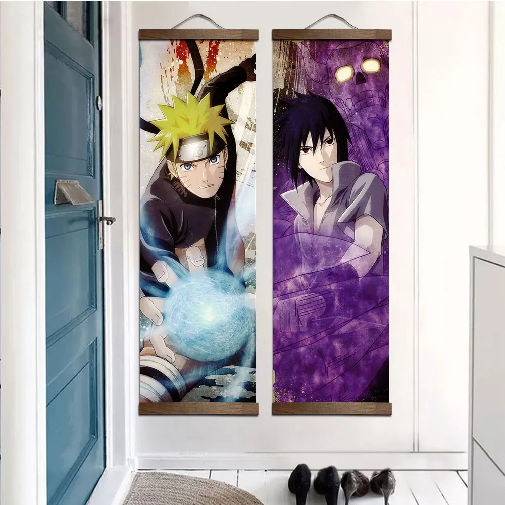 Japonų Anime Naruto Pažymėkite Tapybos Kakashi Itachi Uchiha Kabo Sienos Meno Plakatas Namų Dekoro Sienos Nuotraukas, Už Kambarį