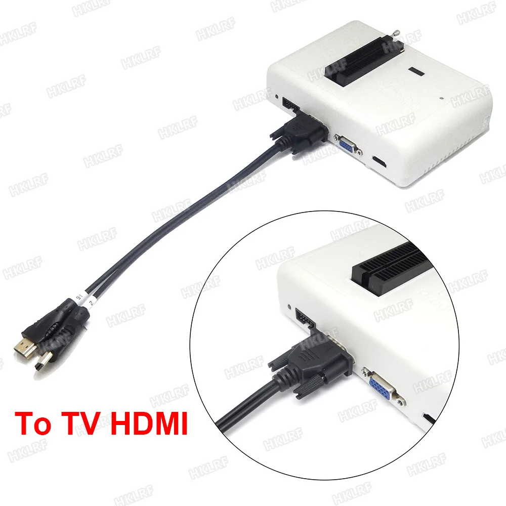 Nemokamas pristatymas VGA į HDMI suderinamus linija/Kabelinė Už RT809H RT809F Išspręsti Problemą Spausdinimo ir Šepečiu HDMI Prievadas