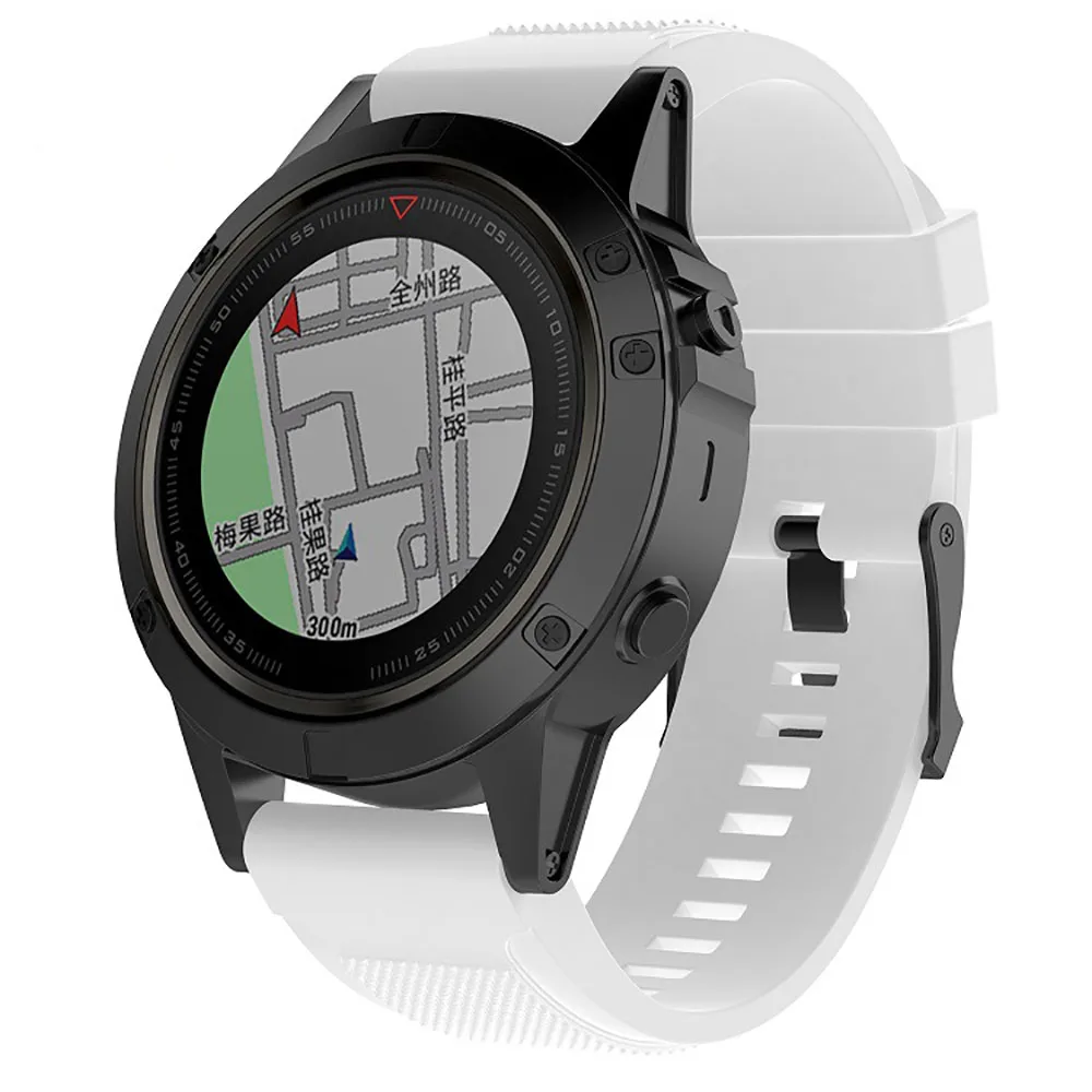 26mm Silikono Juosta, Diržu, Garmin Fenix 6X GPS Smart Žiūrėti Greito Atleidimo Watchband Garmin Fenix6X PRO/6X Safyras GPS Diržas