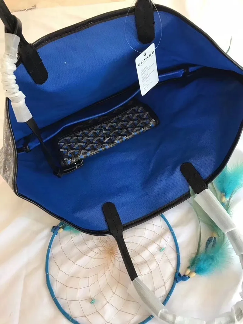 Madingi aukštos klasės dizainas audinio su odos dvipusis naudoti tote maišą, magijos spalva 3D efektas didelės talpos pirkinių krepšys
