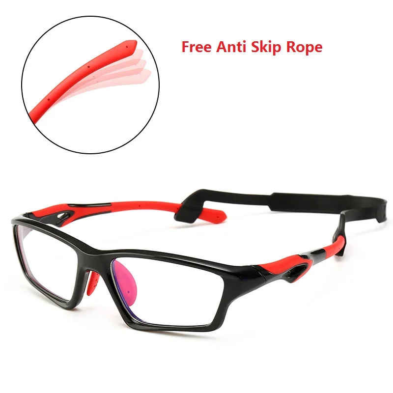 Vazrobe sporto akiniai rėmeliai vyrų TR90 akinių rėmeliai vyrų visiškai ratlankio akinių recepto atveju &dirželis nemokamai