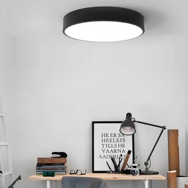 Paprasta ceilng light flush mount LED lubų šviesos armatūra lampara de techo rąsto mount led žibintai