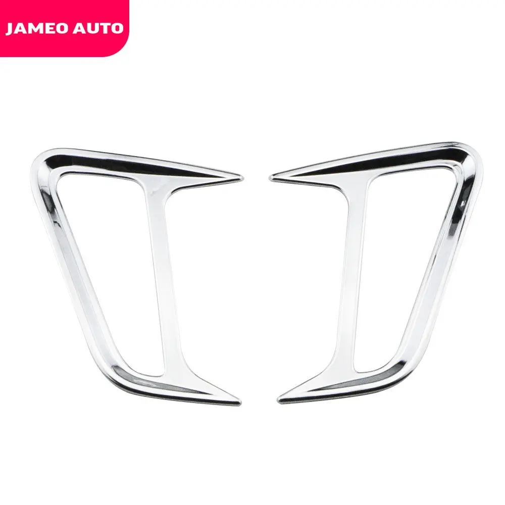 Jameo Auto 2vnt/Komplektas ABS Chrome Priekiniai Šoniniai Posūkio Signalo Lemputė Posūkio Šviesos Lempos Dangtelio Apdaila, Skirti 