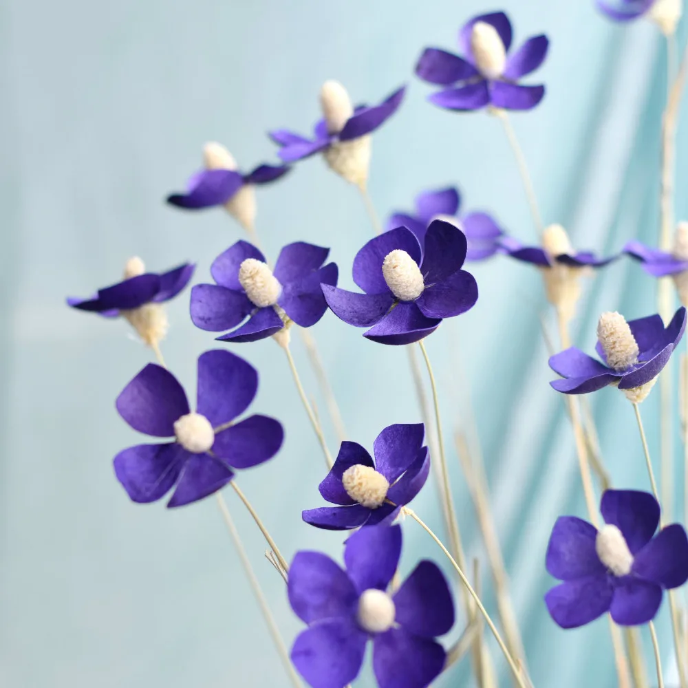 Džiovintos Gėlės Violetinis Drugelis Puokštė Nekilnojamojo Gėlių Meno Kambarį Papuošalai Fotografavimo Rekvizitai Medžiagų Vadovas Nuolat Gėlės