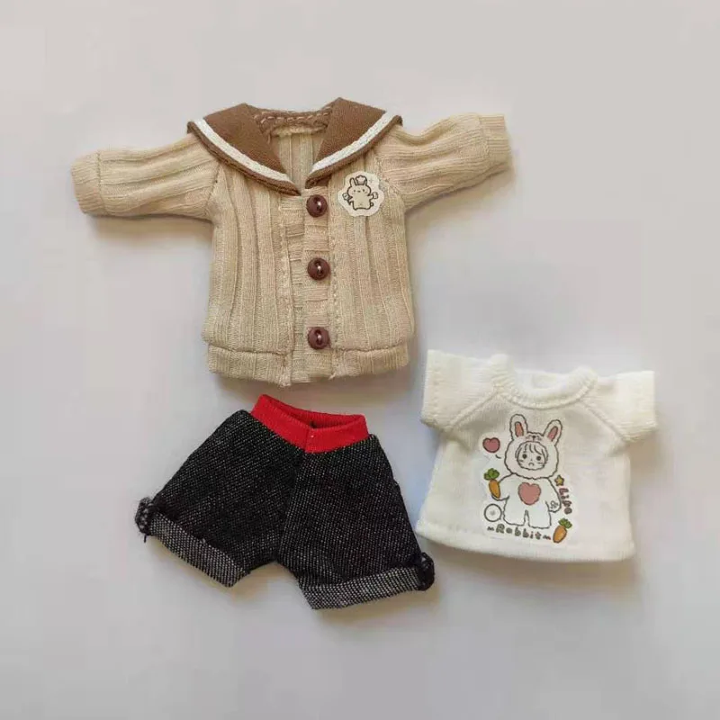 Ob11 P9 kūdikių drabužiai dienos išvykas rudenį ir žiemą lėlės drabužiai tiktų kailis+t-shirt+ziajać