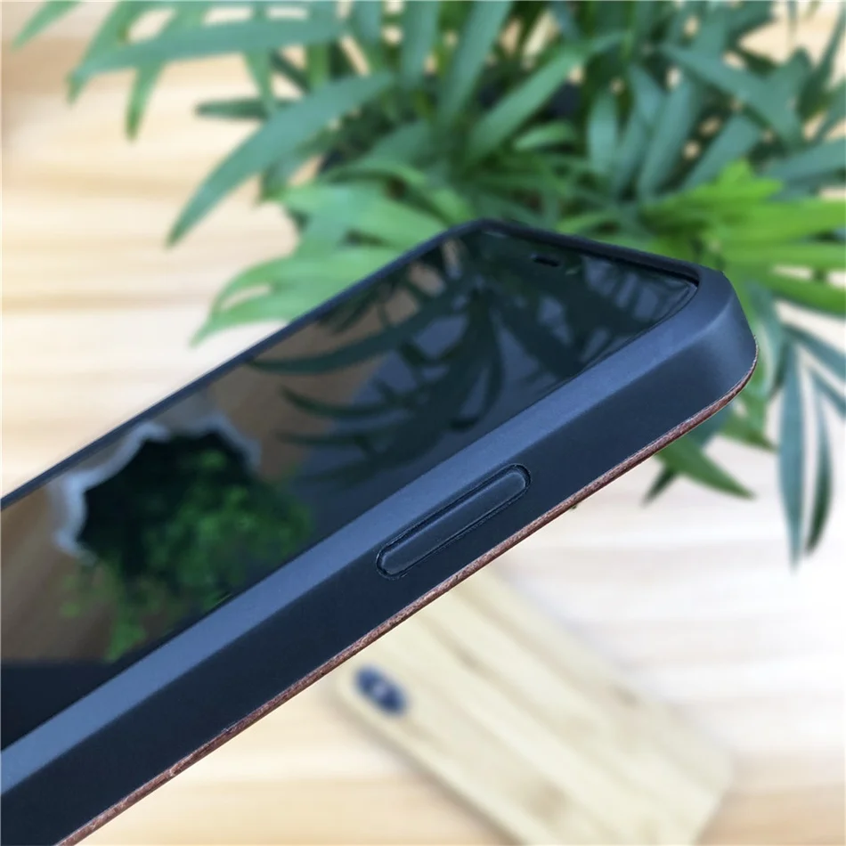 Medienos Atveju iPhone 12 11 Pro Max Ekologinio Bambuko Apima, 