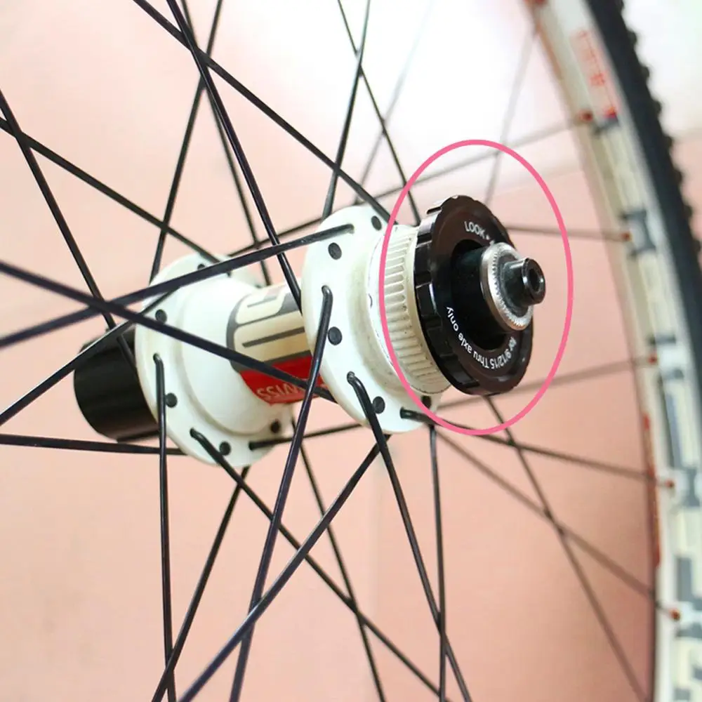 Dviratis Dviračio Centerlock Adapteris Diskiniai Stabdžiai Rotoriaus Padengti 12/15/20MM Per Ašies Aliuminio Lydinio dviračių priedų