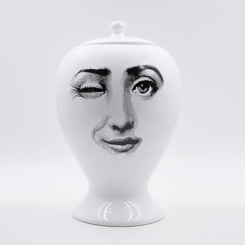 Naujas Kūrybinis Dizainas Modelio Italijos Milano Rosenthal Piero Vaza Kambarį Dekoruoti Sandarinimo Porceliano Vaza Vaza