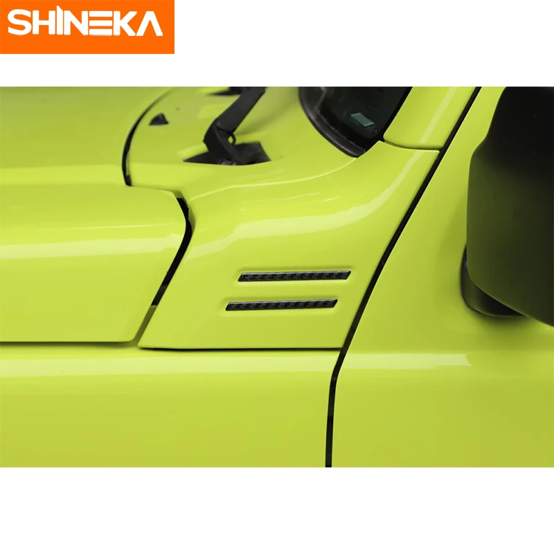 SHINEKA Chromo Optikos Už Suzuki Jimny Automobilio statramsčio Kampe Dekoratyvinis Dangtelis Lipdukai Suzuki Jimny 2019 2020 Automobilių Stilius