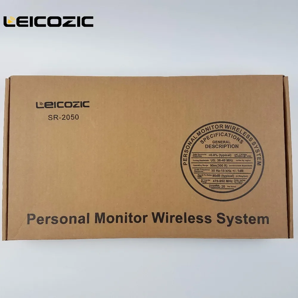 Leicozic SR2050 IEM In-Ear Wireless stebėjimo Sistemos įrašų Studijoje (8 imtuvai) UHF 150m Profesinės Etape Belaidžio Stebėti