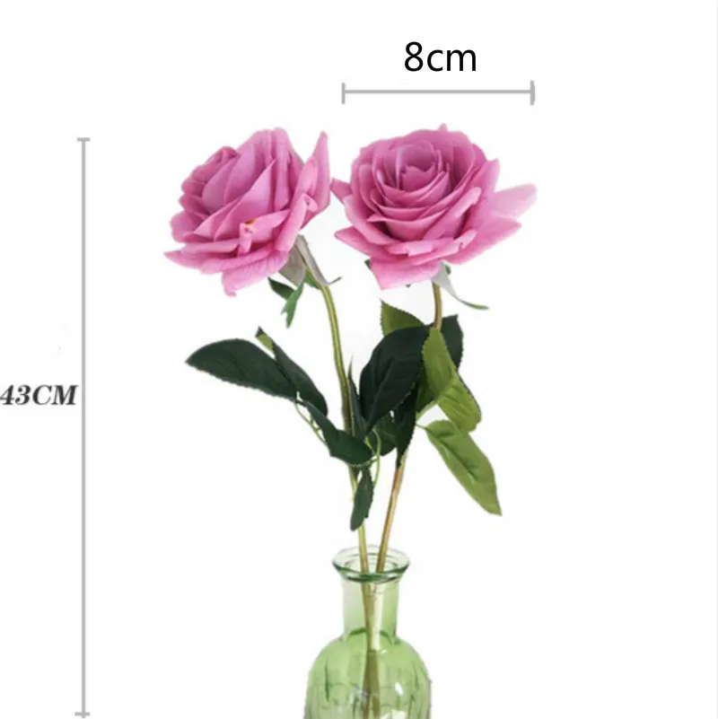 7pcs nekilnojamojo touch drėkinamasis rožių Valentino Dienos dovana kambarį apdaila, vidaus apdaila,