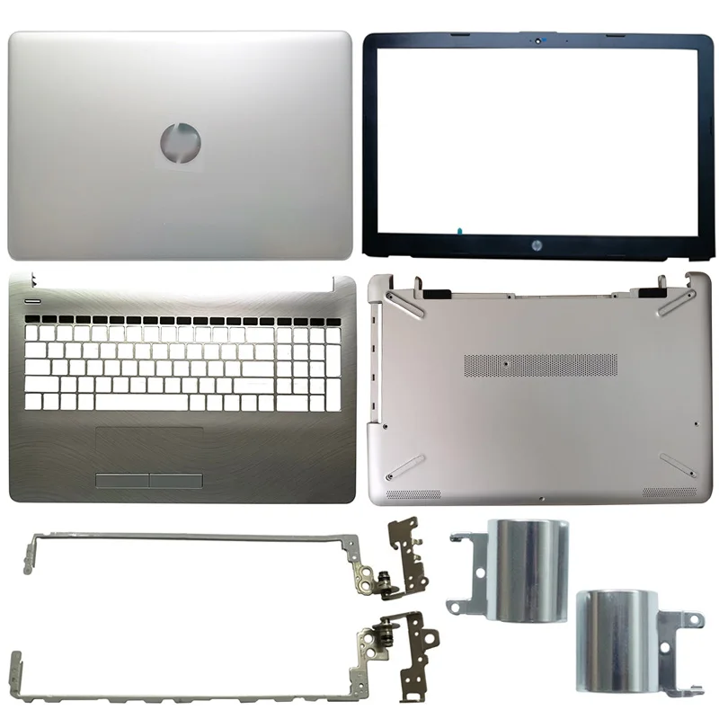 NAUJAS Nešiojamas LCD Back Cover/Front Bezel/LCD Vyriai/Vyrių Danga/Palmrest/Apačioje Atveju HP 15-BS 15-BW Serijos Sidabro 924892-001