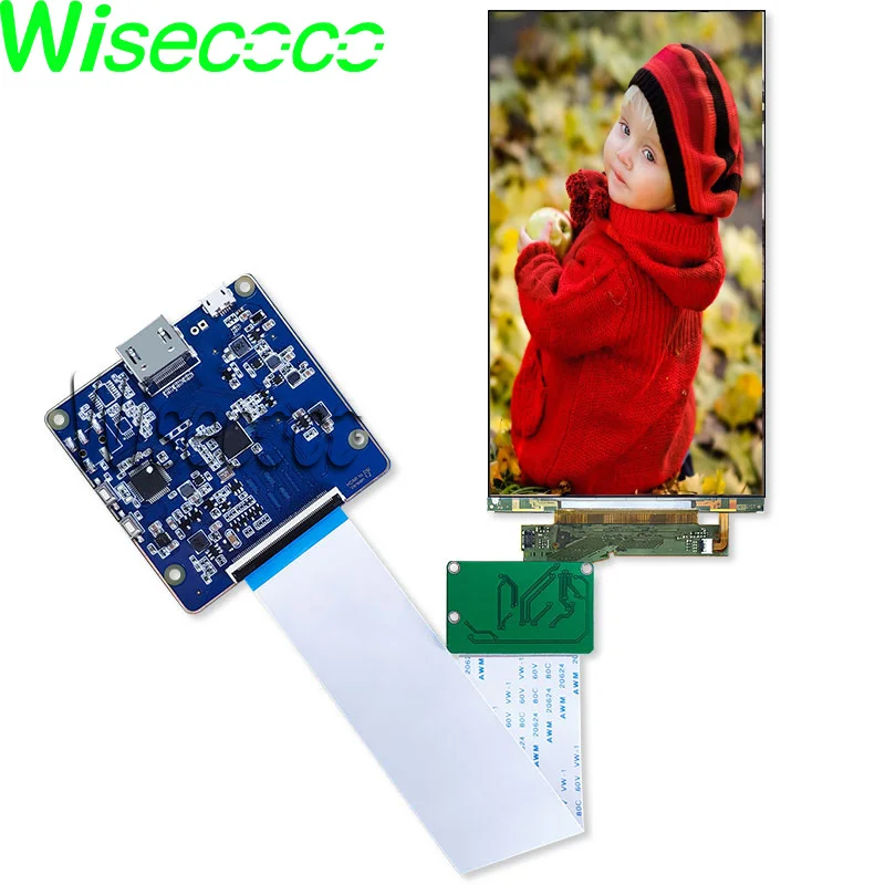 Wisecoco 5.5 colių 4K 2160x3840 UHD LCD Modulis MIPI Ekrano LS055D1SX05(G) Panelė