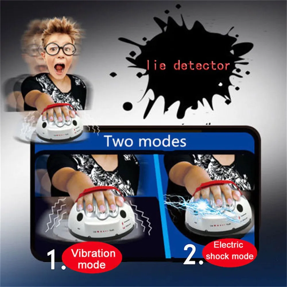 Poligrafijos Bandymo Sudėtinga Juokinga Reguliuojamas Suaugusiųjų Micro Elektros Smūgio Melas Detektorius Šokiruojantis Melagis Tiesa Šalis, Žaidimo Konsolių Dovanos Žaislas