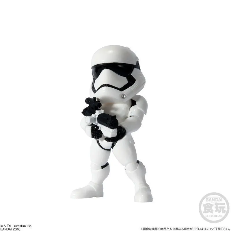 4pcs/set Disney Star Wars Q Versija Anime Pav Žaislo Modelis Kylo Ren Kapitonas-Phasma Stormtrooper Pav Figma Vaikas, Gimtadienio Dovana