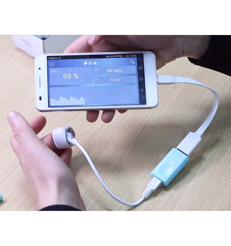 Super greitas pristatymas !UOGŲ 2019 USB Piršto Pulse Oximeter BM3000B su nemokama programa medicinos įranga