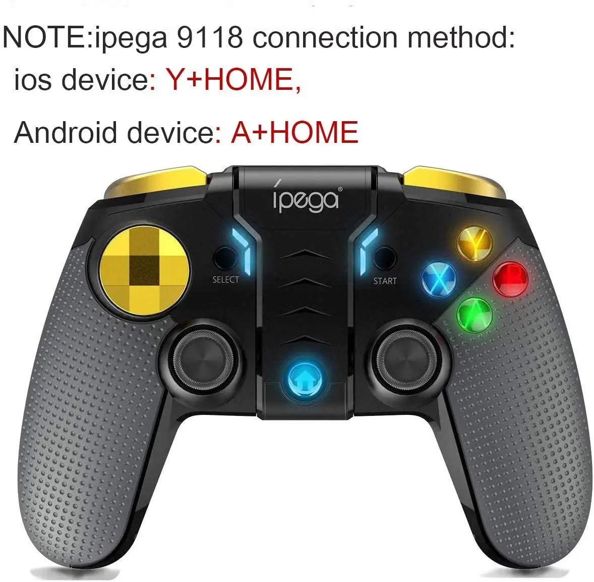 IPEGA PG-9118 Wireless Gamepad Kreiptuką Multimedijos Žaidimų Valdiklis Suderinamas iPhone8/XR/XS, skirta 