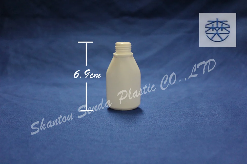 Nemokamas Pristatymas! 20PCS/DAUG spaudimo purkštuvu, plastikiniai purškimo butelis baltos spalvos, 40ml milteliai purkštuvas butelis