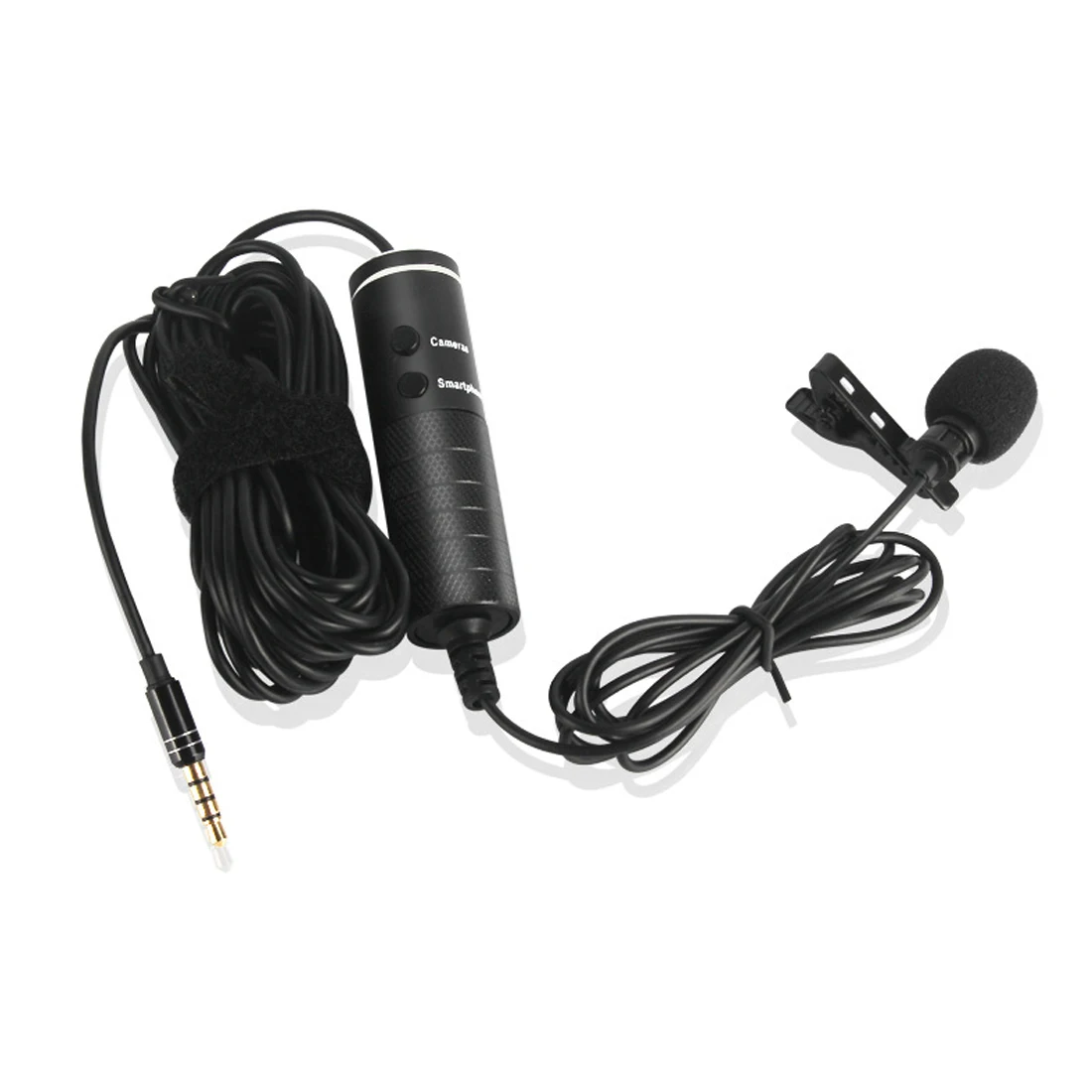 3.5 mm Lavalier Microphone 6m Mini Audio Clip-on Apykaklės Kondensatoriaus Atvartas Mic Įrašymo DSLR Fotoaparatas išmanųjį Telefoną, Nešiojamąjį kompiuterį
