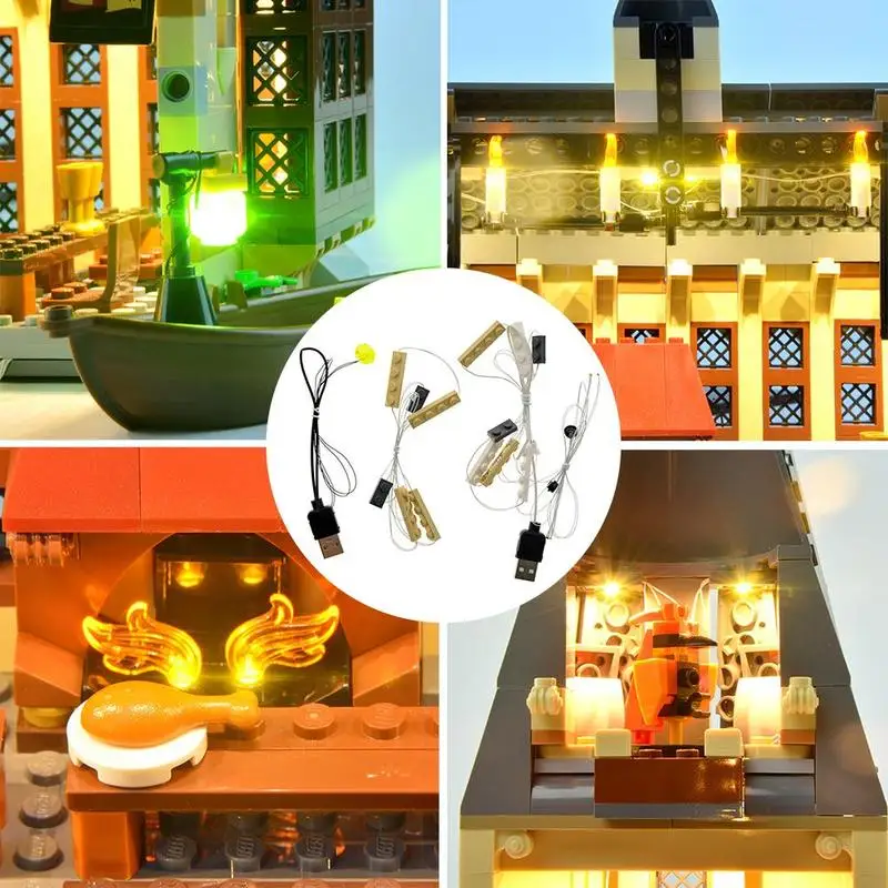 LED Šviesos Rinkinys Lego 75954 Salė, Statyba Blokai, Plytos, Blokai Žaislai, Žaislai Modelis Vaikams Dovanos D1Z9