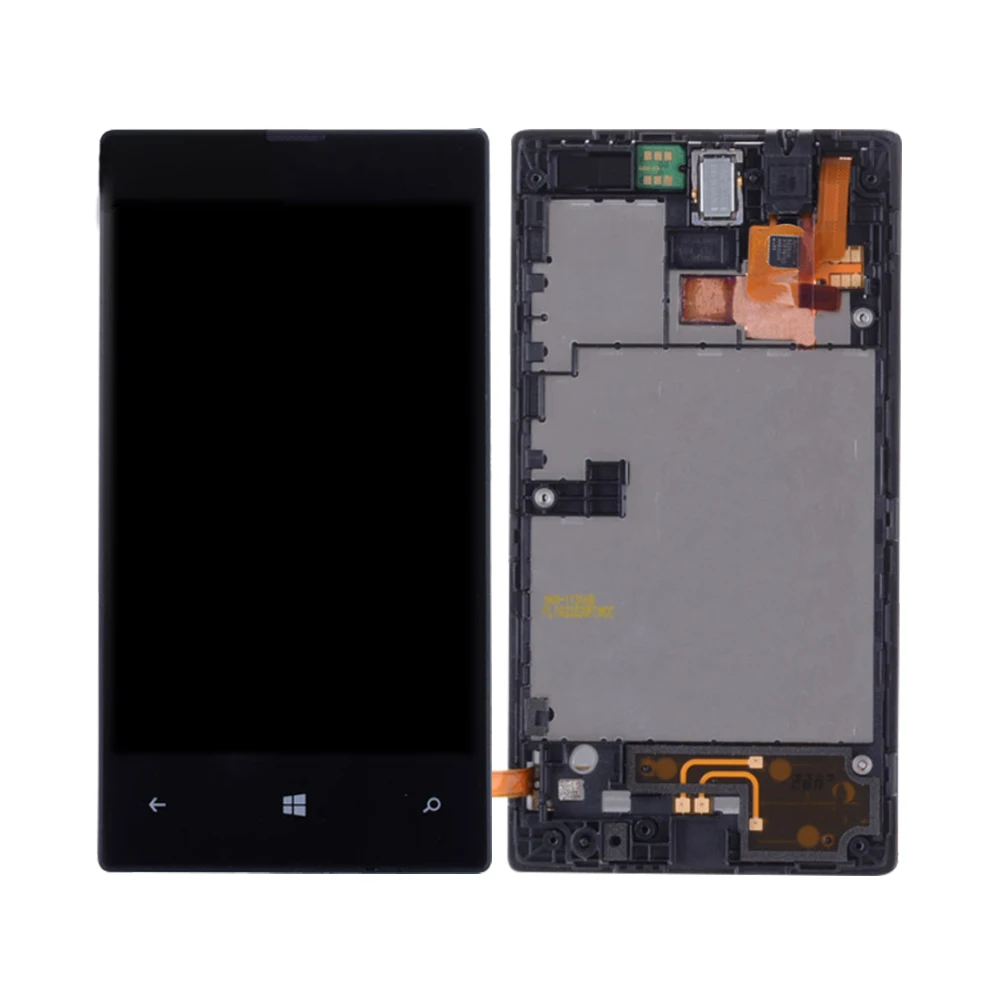ORIGINALĄ NOKIA Lumia 520 LCD Jutiklinis Ekranas skaitmeninis keitiklis Asamblėjos Nokia Lumia 521 Ekranas withFrame Pakeitimo RM-917 RM-914