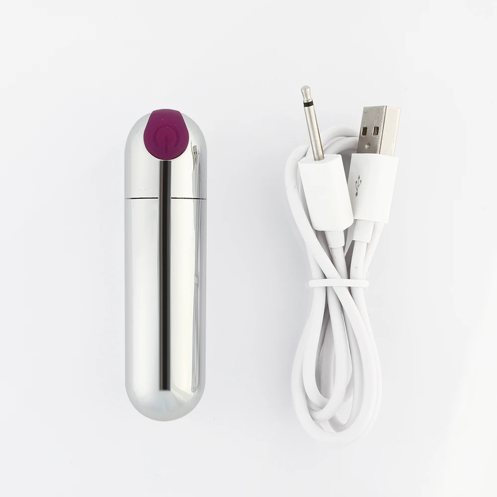 USB Įkrovimo Stiprus Suaugusiųjų Sekso Produkto USB vibratorius, 10 Greičio Vibracija, Mini Kulka Formos Vandeniui atsparus Vibratorius G-spot Massager