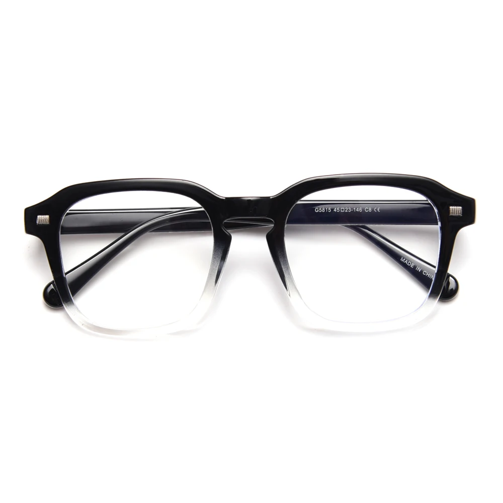 Kachawoo aikštė akiniai vyrams pilka juoda skaidri akinių rėmelius moterų mados TR90 storio rėmas aukštos kokybės korėjos stiliaus