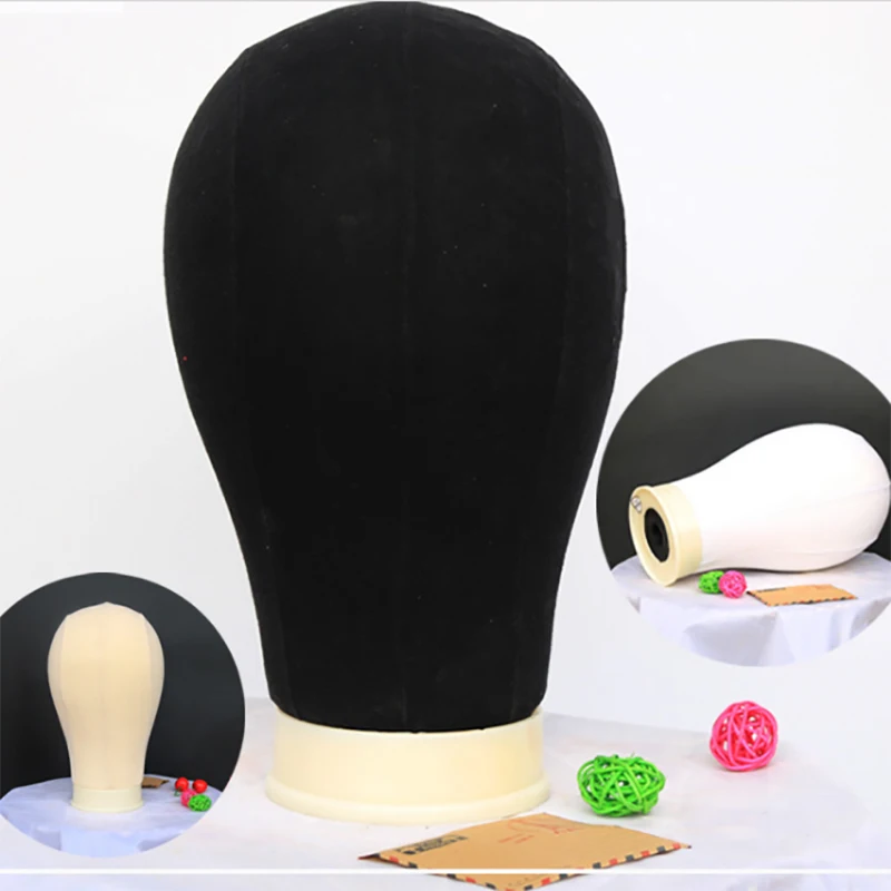 20-25 Colių Drobės Manekeno Galvos Spalvotų Drobės Blokuoti Manikin Manekeno Galvos Modelį Plaukų Perukas Priėmimo Stilius Stendas