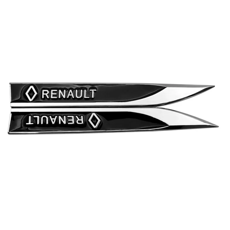 2vnt Metalo Automobilių lapų plokštelės lipdukas disko pusėje lipdukas Skirtas Renault Megane 2 3 Duster 
