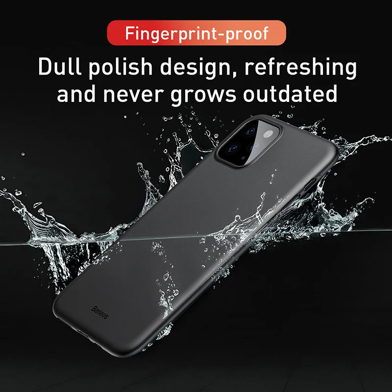 Baseus Ultra Plonas Prabanga Telefono dėklas Skirtas iPhone 11 Pro Max Galinį Dangtelį Įmontuotas Atveju iPhone, 11 Pro Max Telefono Korpuso Apsauga