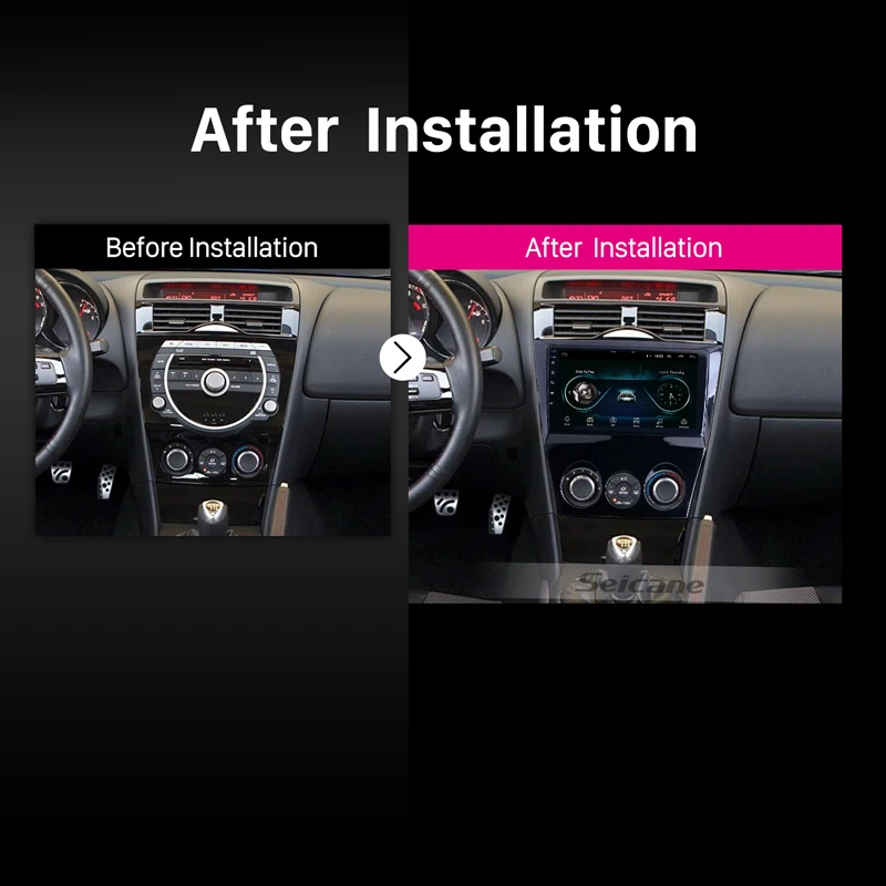 Seicane Android 9.1 9 colių 2003-2010 Mazda RX8 Radijo, GPS Navigacijos Sistema su 