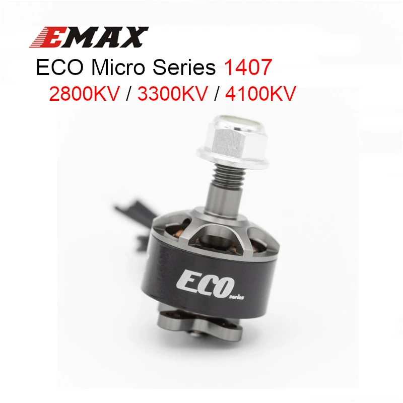 EMAX EKOLOGINIO Micro Serijos 1407 2~4S 2800KV 3300KV 4100KV Brushless Variklis FPV Lenktynių Drone RC Quadcopter Atsarginės Dalys, RC Dalys
