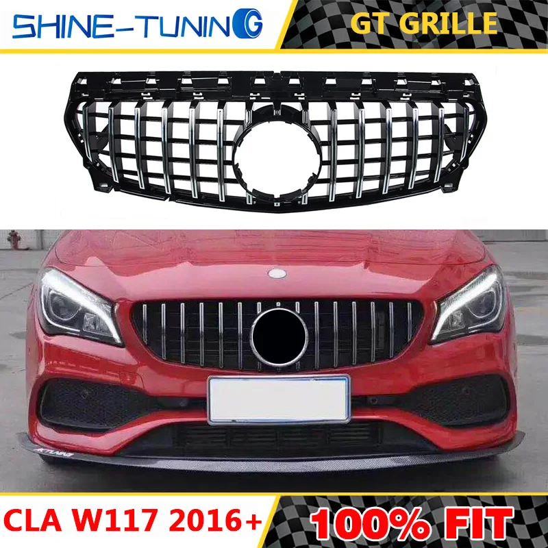 Tinka CLA Klasė W117 AMG VTR GT-R Grotelės CLA200 CLA220 CLA260 CLA45 2013-15 2016+ Be emblema