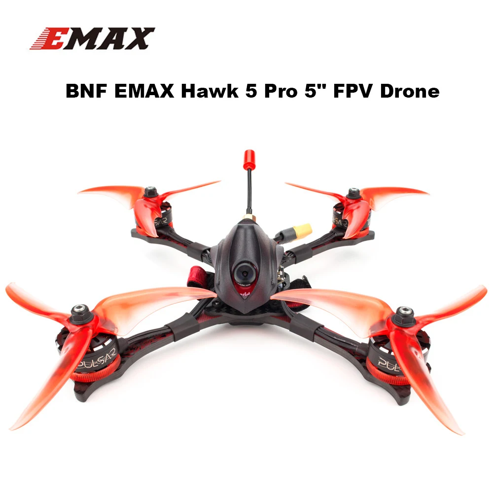 EMAX Hawk PRO 5 colių 210mm Rėmo Drone Motorinių Pulsar 2306 1700KV/2400KV FPV Kamera CADDX Ratel F4 MATEK F405 už FPV Lenktynių Drone