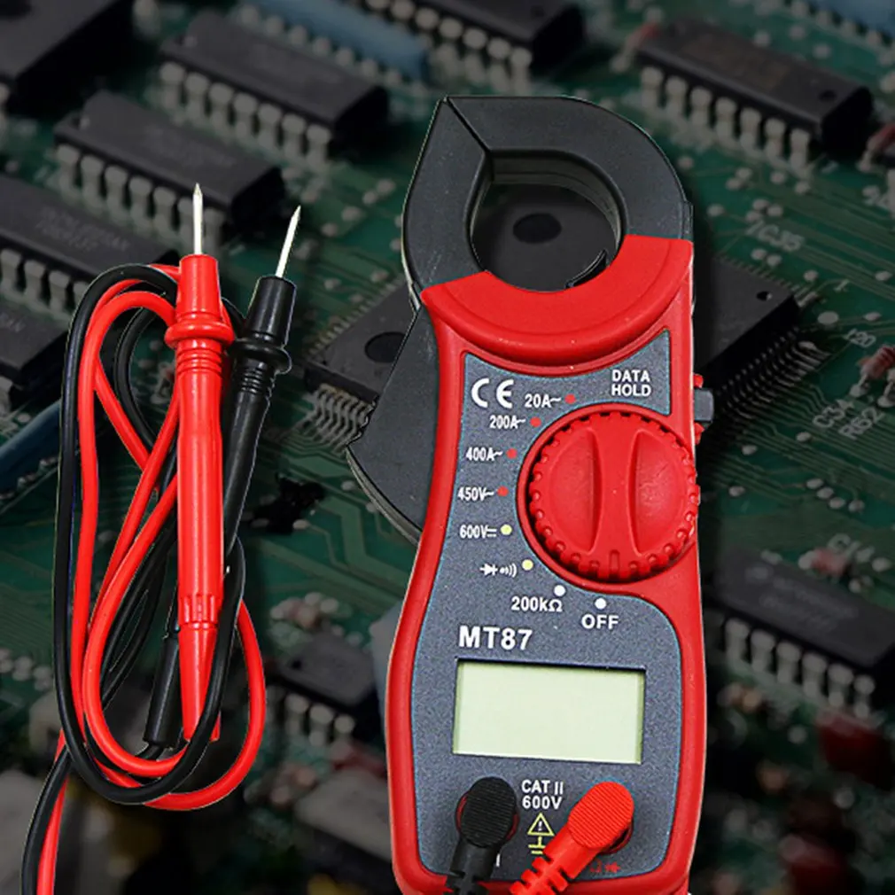 Aukšto Tikslumo Skaitmeninis Skaitmeninis Multimetras MT87 apsauga nuo Perkrovos skaitmenų LCD senkančios baterijos indikacija 1 set