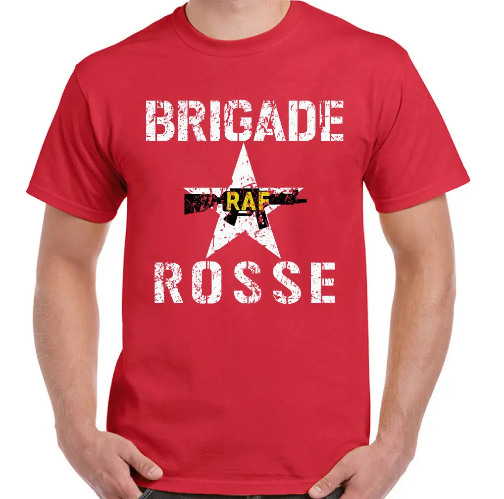 Kaip Dėvėti Joe Strummer Iš Susidūrimas Vyrų Brigada Rosse T-Shirt raudonąsias Brigadas Naujovė Unisex Medvilnės trumpomis rankovėmis marškinėliai Topai