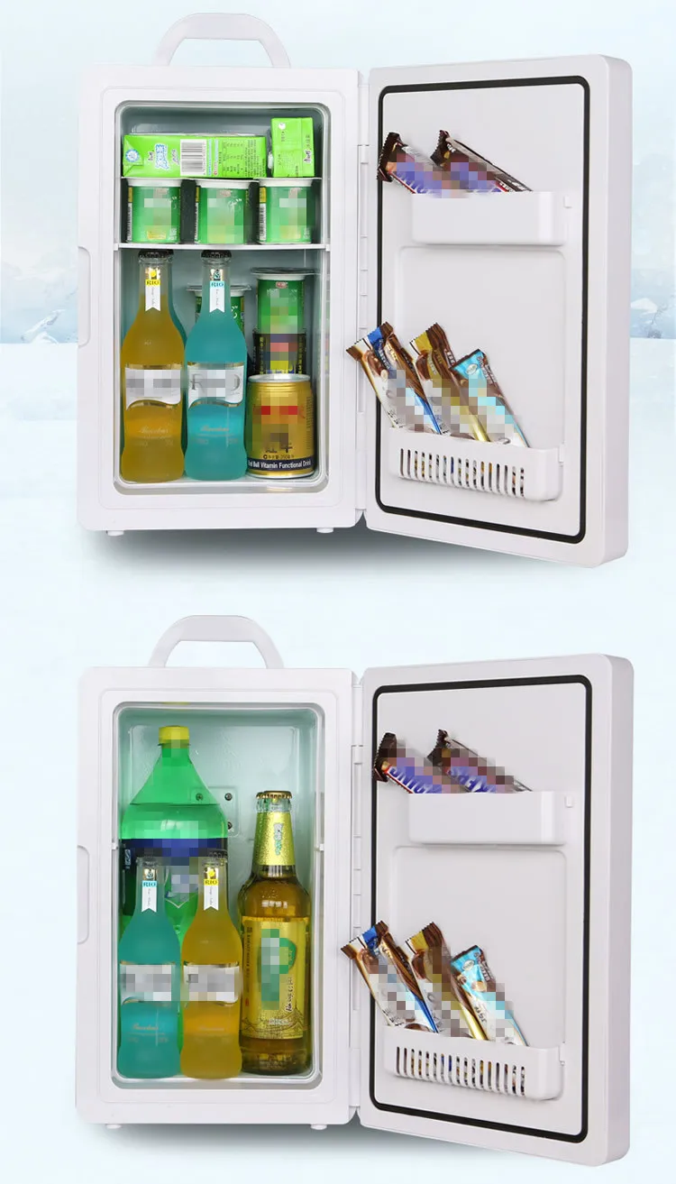 16L Mini Šaldytuvai Automobilių Šaldytuvas / Mini Galios Studentų Bendrabutyje Šaldymo Šaldytuvo / Kišeninis Pietūs & Šiltas Šaldytuvas