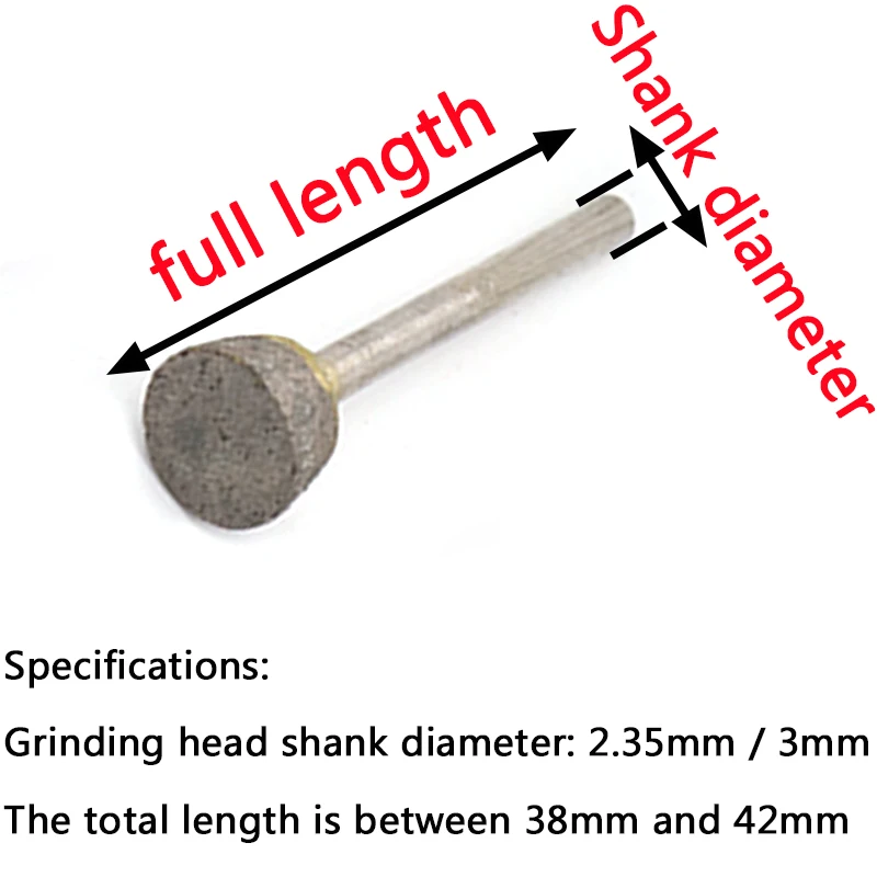 1pc Patvarus 3mm Diamond Šerpetų Šlifavimo Galvos Pasukimo Drožyba Įrankis Sukepintų Šlifavimo Jade Šveitimas Dremel Priedai grąžtus