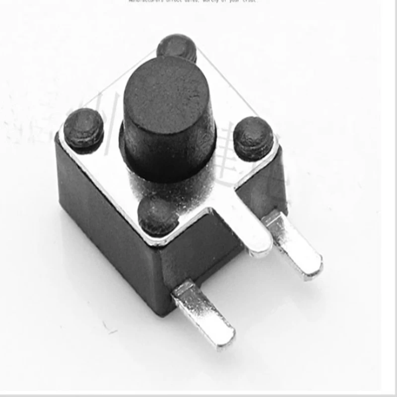 50pcs TS-C017 pusę trijų kojų 4.5*4.5 tact switch 3 pėdų micro-motion mygtuką pin pusės kampas vario kojų