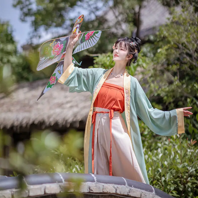 Senovės Kinų Tradicinės Moterų Hanfu Suknelė 