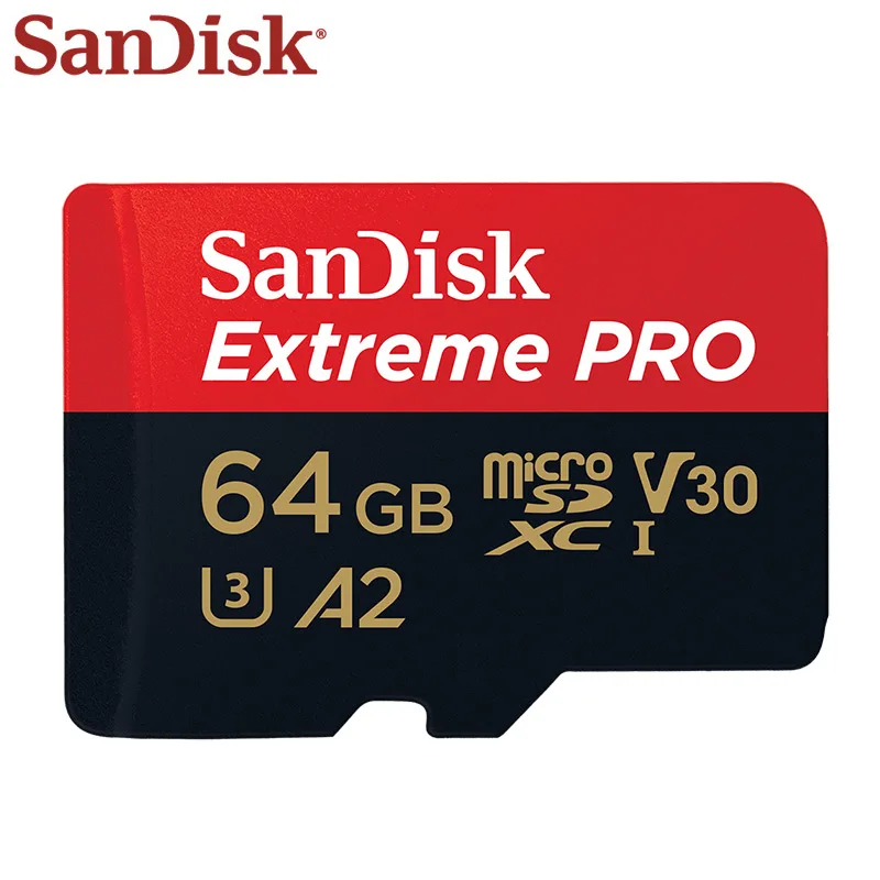 SanDisk Atminties Kortelė Extreme PRO SDQXP V30 128GB IKI 170MB/s Micro SD Kortelės U3 A2 64GB Flash Kortelės UHS-I TF Atminties Kortelę