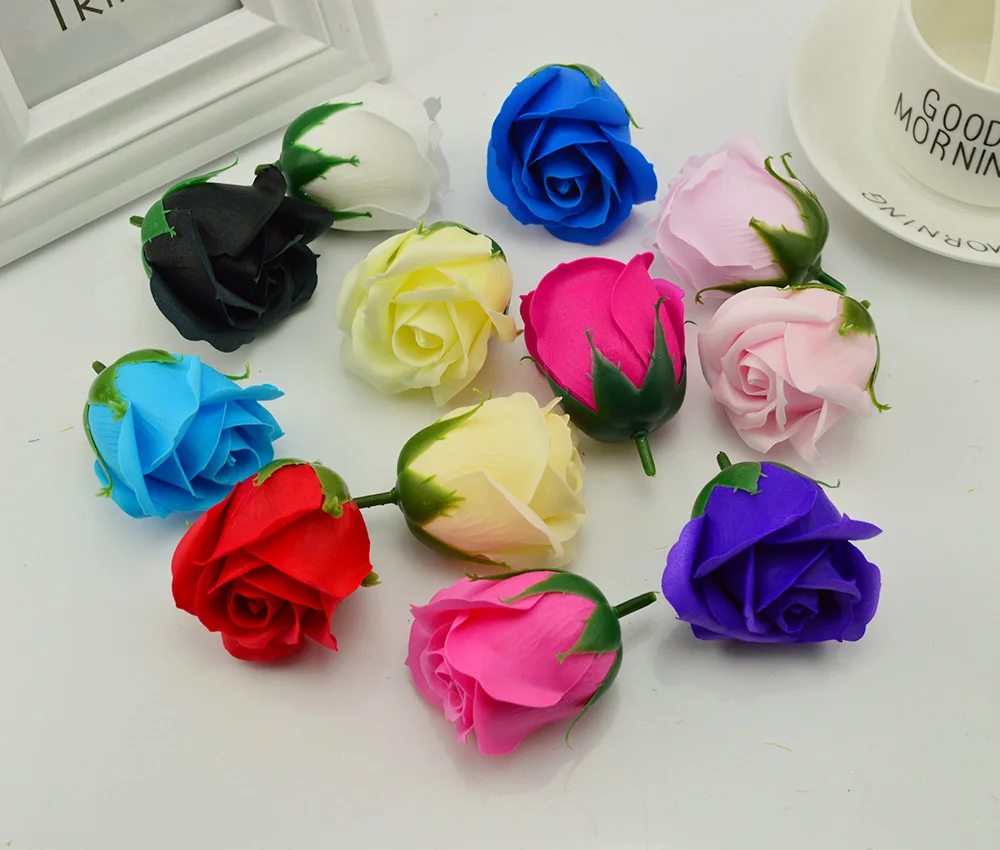 50pcs Slik kvapas rožių namų vestuvių dekoro priedai netikrą Vonia gėlių 