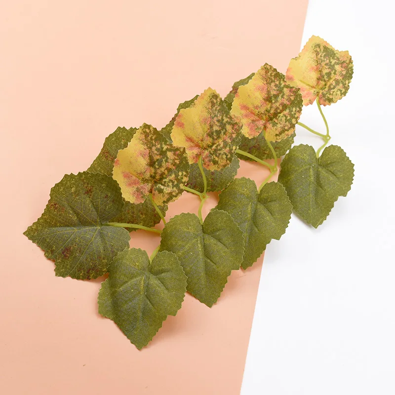 300pcs Klevo lapas, Dirbtiniai augalai Palieka Šilko Vestuvių dekoratyvinės Gėlės, vainikai 