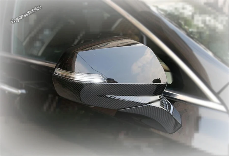 Lapetus Šoninės Durys galinio vaizdo Veidrodžio Juostelės Streamer Apsaugos Dangtelio Apdaila Tinka Cadillac XT4 2019 M. - 2021 ABS Priedai Išorė
