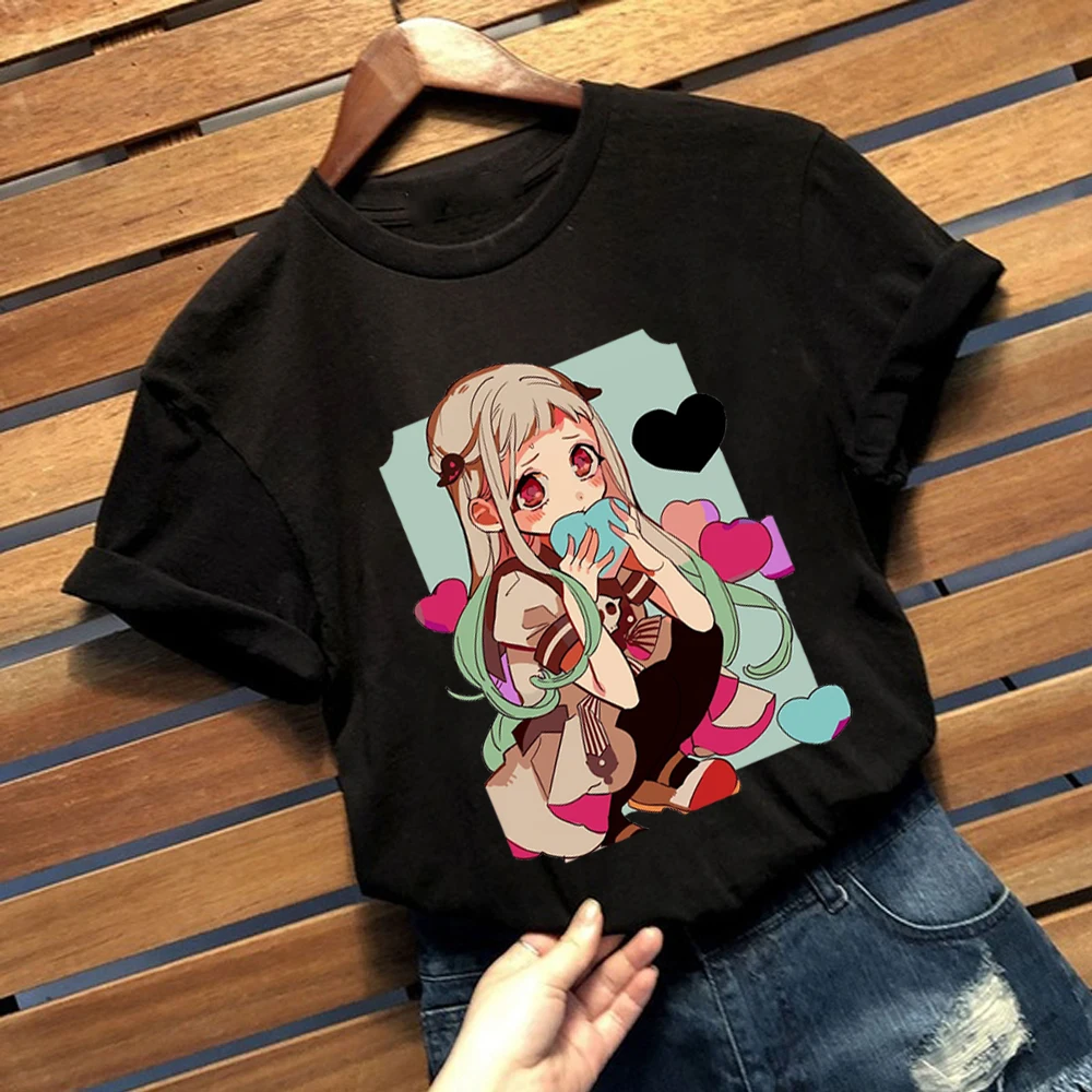 Anime Tualetas-privalo Hanako-kun Unisex Marškinėliai HarajukuStreetwear Vasaros Viršūnes Tees Marškinėlius Negabaritinių HipHop