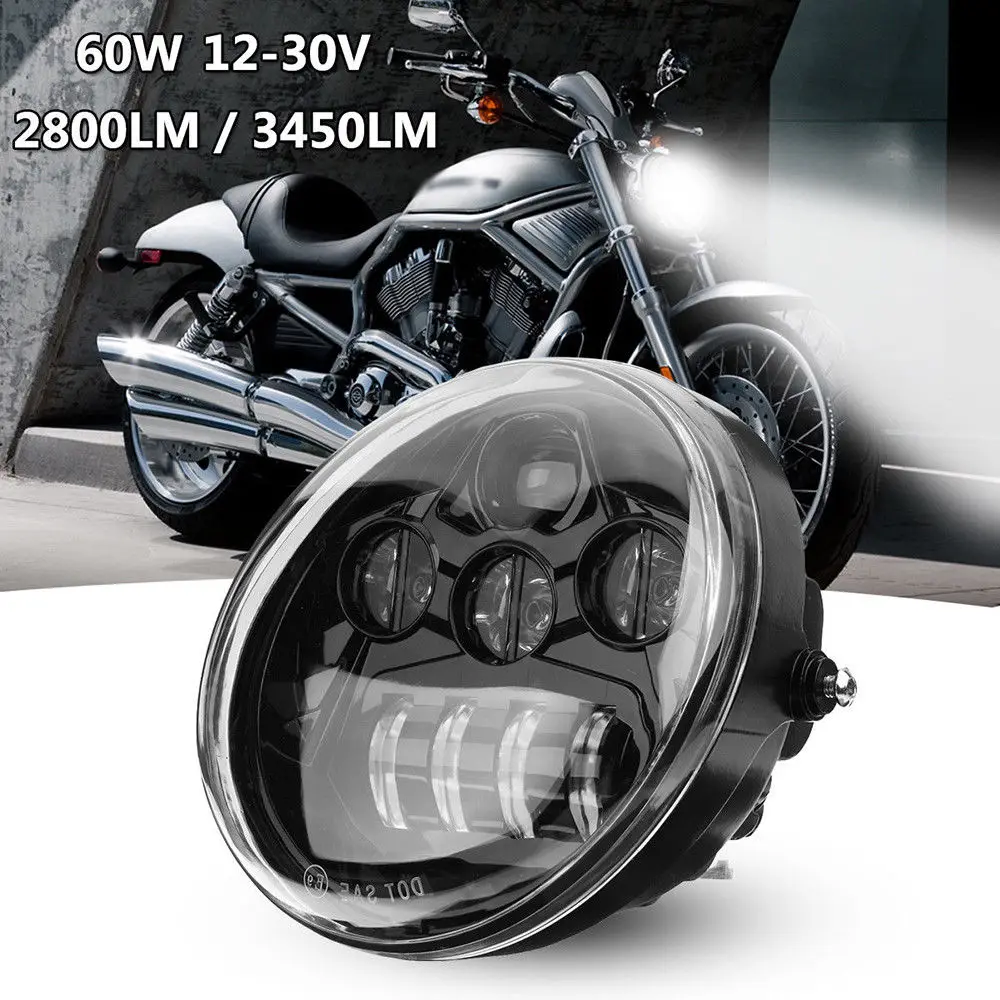 E9 DOT V-ROD LED Žibintai Su šviesos važiavimui dieną priekinis žibintas ovalas už Harley V Rod VRSCF VRSC VRSCR Harley Žibintai