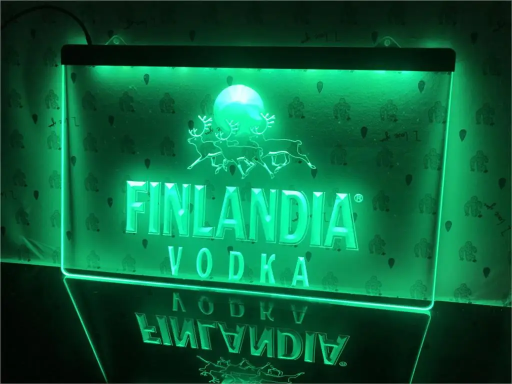 A185 - Finlandia vodka Led Šviesos Ženklas