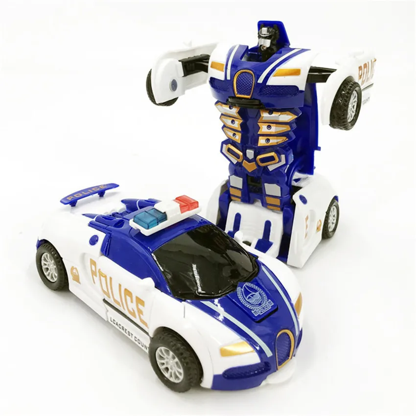 11cm atsitraukti Vienas Žingsnis Transformacijos Deformuoti Robotas Automobilio Modelio, Žaislai Berniukams, Vaikų 2 1 Transporto Švietimo Robotas Žaislas Dovana