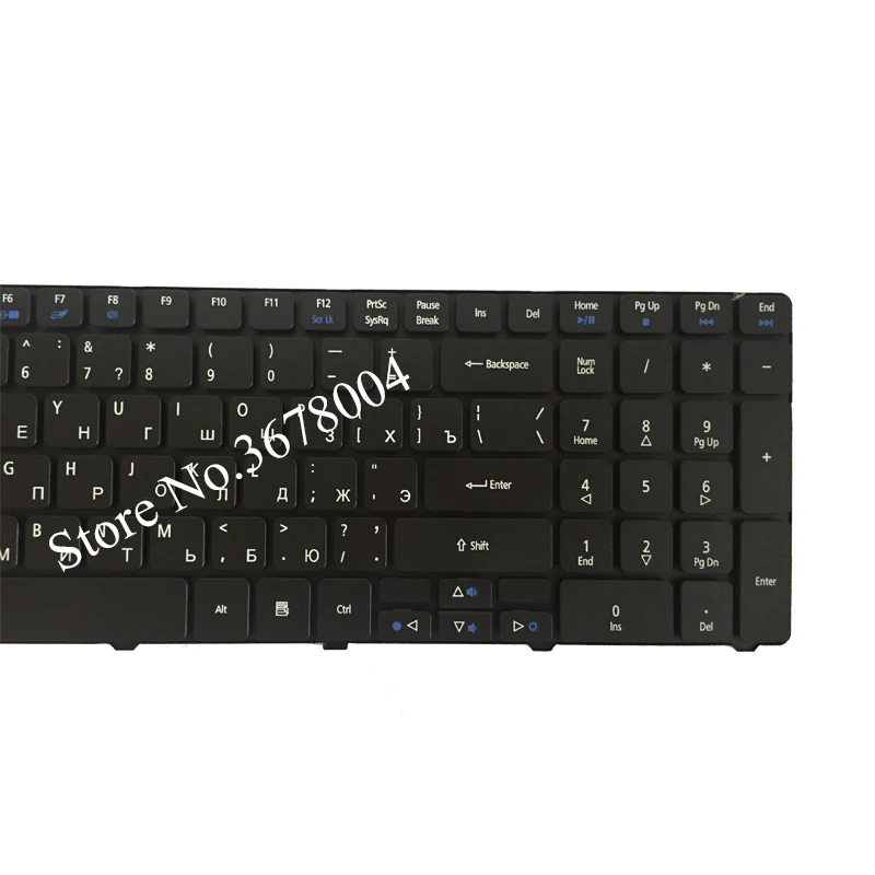 Rusijos Klaviatūros Acer TRAVELMATE TM 5742G 5742 5742Z 5742ZG 5335 5542 5542G 5735 5735G 5744 5744Z RU nešiojamojo kompiuterio klaviatūra juoda